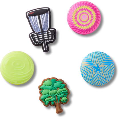 Crocs Essential | Disc Golf 5 Pack Jibbitz™ charms