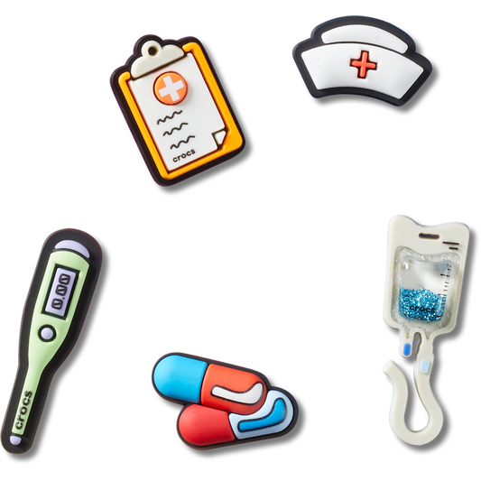 Crocs Great Value | Healthcare 5 Pack Jibbitz™ charms