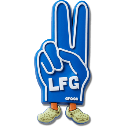 Crocs Exclusive | LFG Foam Peace Sign Jibbitz™ charms
