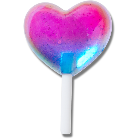 Crocs Exclusive | Jelly Heart Lollipop Jibbitz™ charms