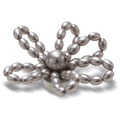 Crocs Great Value | Grey Pearl Beaded Daisy Jibbitz™ charms