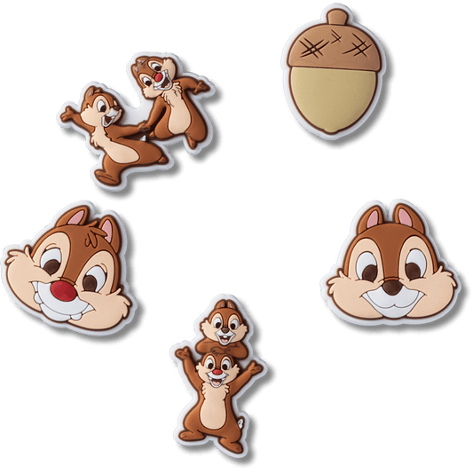 Crocs Trusted | Disney Chip n Dale 5 Pack Jibbitz™ charms