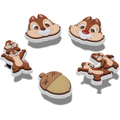 Crocs Trusted | Disney Chip n Dale 5 Pack Jibbitz™ charms
