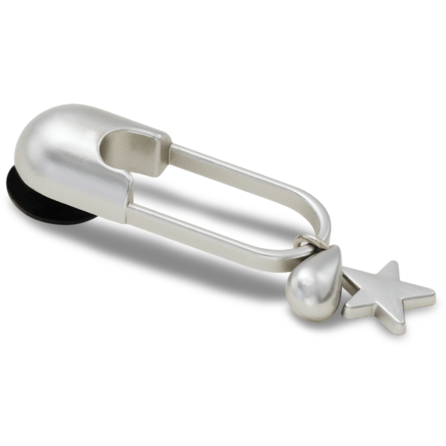 Crocs Smart Buy | Silver Meta Safety Pin Jibbitz™ charms