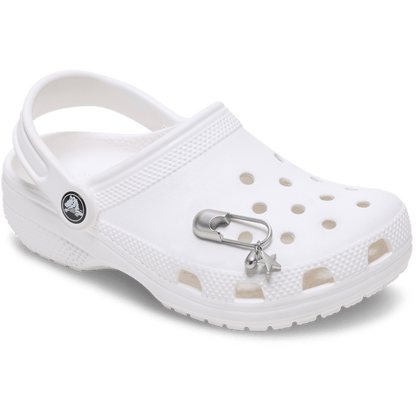 Crocs Smart Buy | Silver Meta Safety Pin Jibbitz™ charms
