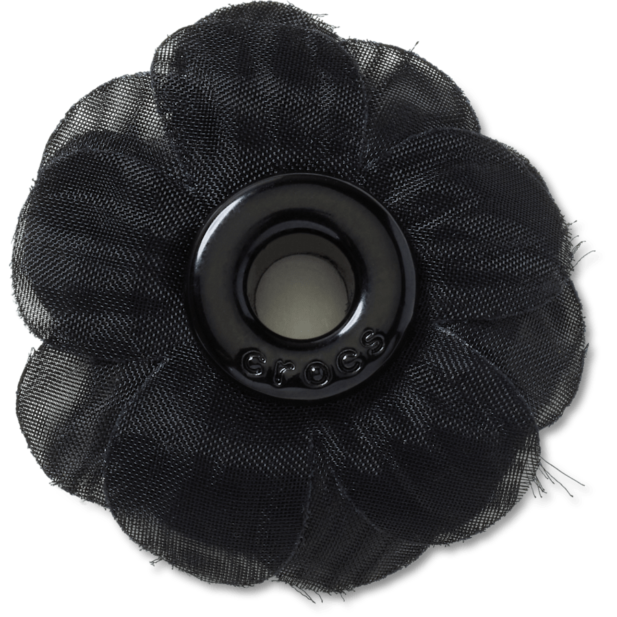 Crocs Special Offer | Black Chiffon Grommet Jibbitz™ charms
