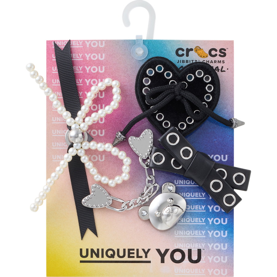 Crocs Sale | Indie Luxe Silver 5 Pack Jibbitz™ charms