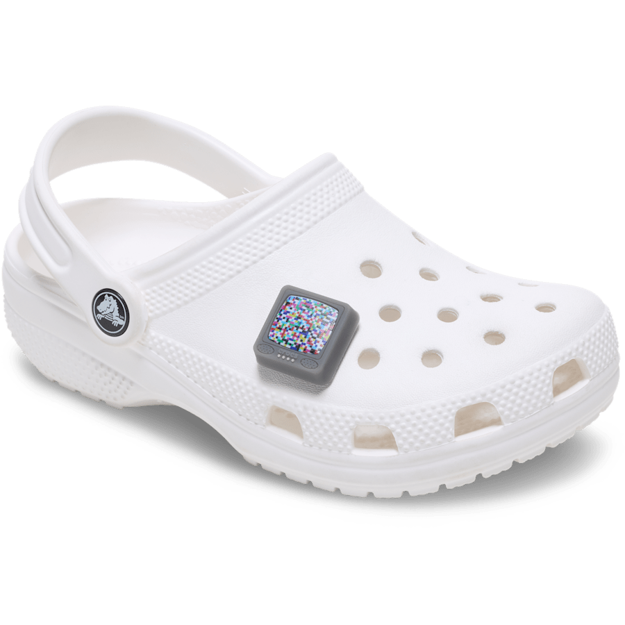 Crocs Smart Buy | Lights Up Pixelated TV Jibbitz™ charms