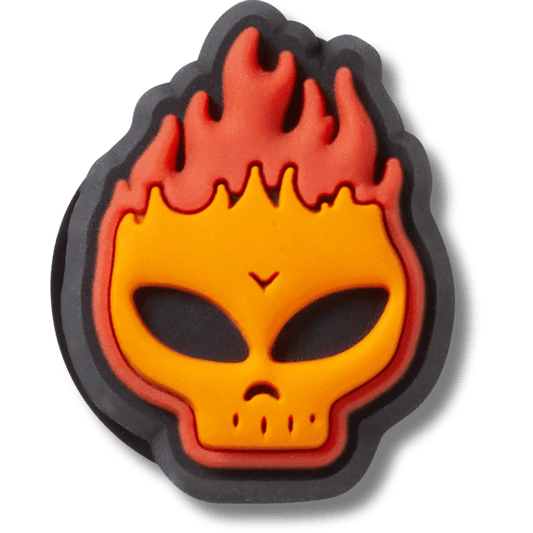 Crocs Great Value | Flaming Skull Jibbitz™ charms