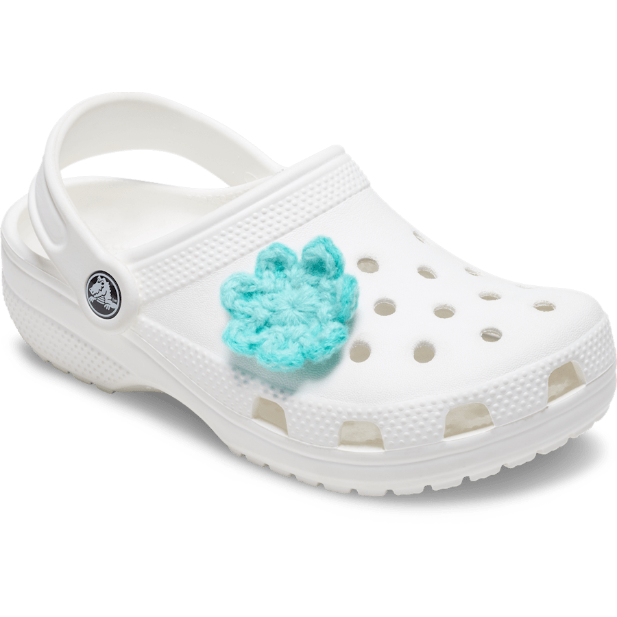 Crocs Value | Crochet Blue Flower Jibbitz™ charms