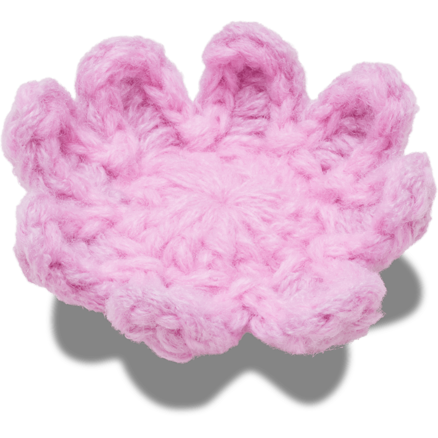 Crocs Popular | Crochet Light Pink Flower Jibbitz™ charms