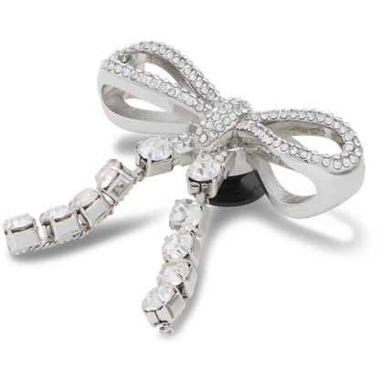 Crocs Everyday | Silver Gem Bow Jibbitz™ charms
