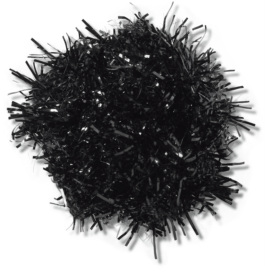 Crocs Great Value | Black Tinsel Pom Jibbitz™ charms
