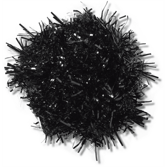 Crocs Great Value | Black Tinsel Pom Jibbitz™ charms