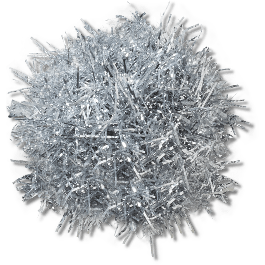 Crocs Value | Silver Tinsel Pom Jibbitz™ charms