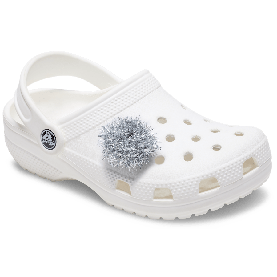 Crocs Value | Silver Tinsel Pom Jibbitz™ charms