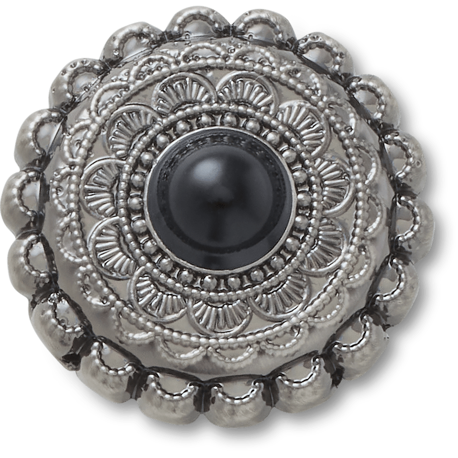 Crocs Recommended | Silver and Black Emblem Jibbitz™ charms