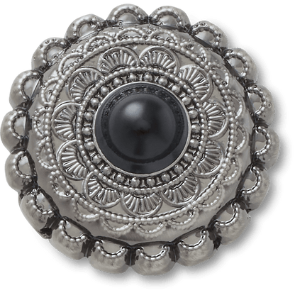 Crocs Recommended | Silver and Black Emblem Jibbitz™ charms