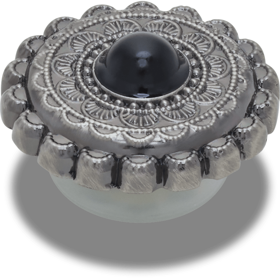 Crocs Recommended | Silver and Black Emblem Jibbitz™ charms