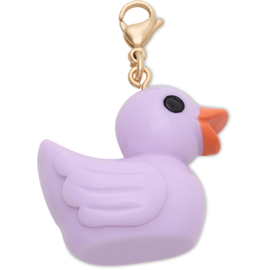Crocs Popular | Purple Rubber Duck Charm Jibbitz Shoe Charm