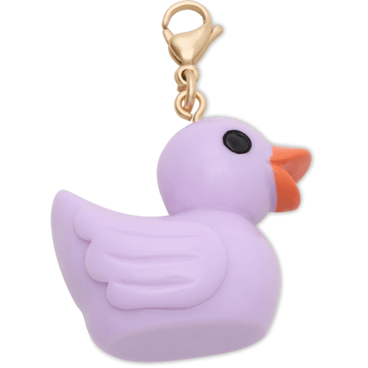 Crocs Popular | Purple Rubber Duck Charm Jibbitz Shoe Charm