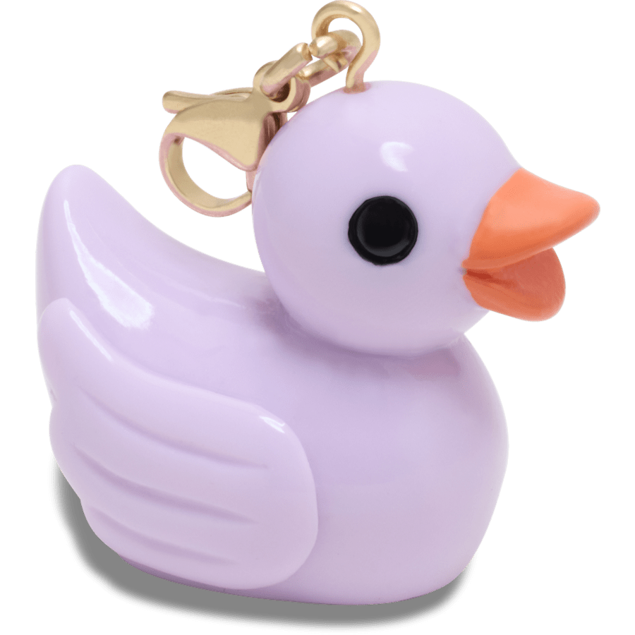 Crocs Popular | Purple Rubber Duck Charm Jibbitz Shoe Charm