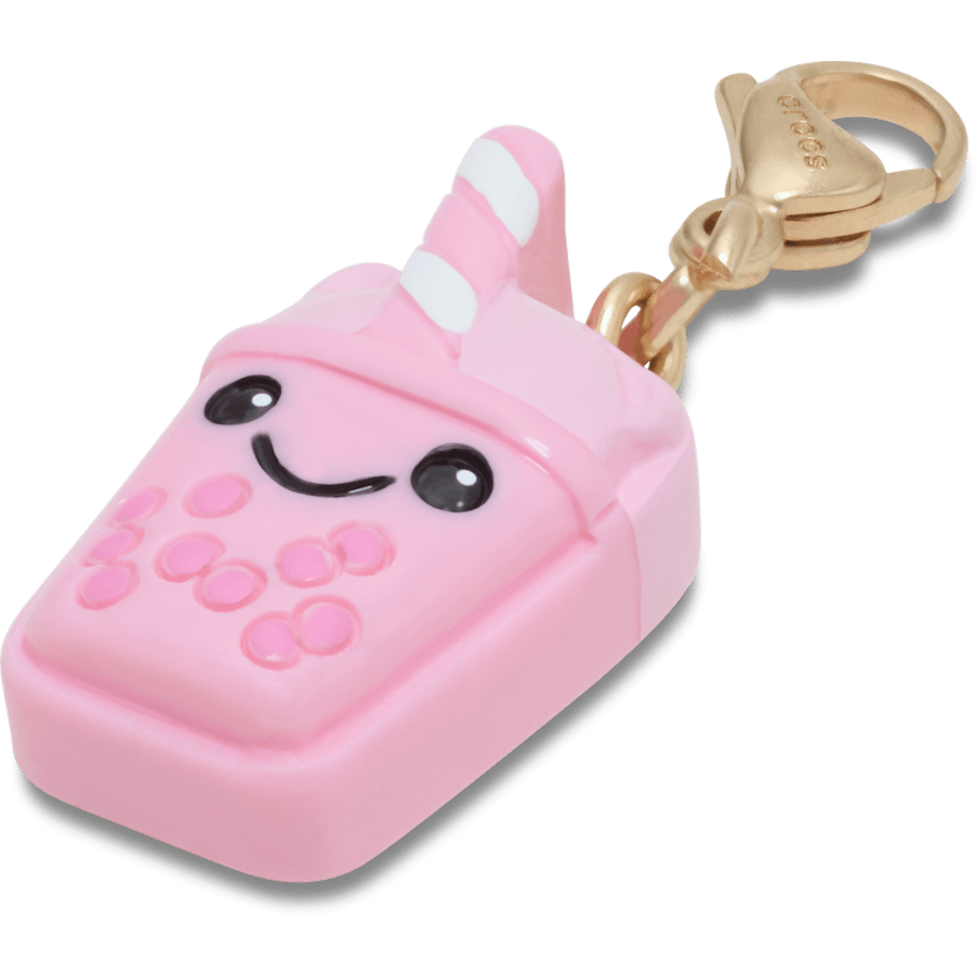 Crocs Premium | Cute Pink Boba Charm Jibbitz Shoe Charm
