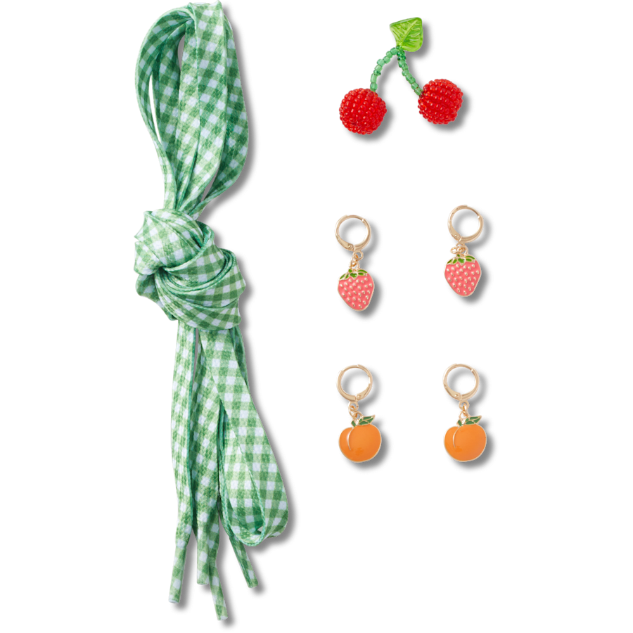 Crocs Special Offer | Laces and Fresh Fruits Charm Kit Jibbitz™ charms