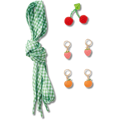 Crocs Special Offer | Laces and Fresh Fruits Charm Kit Jibbitz™ charms