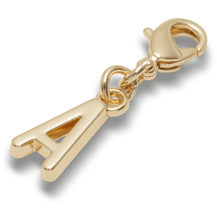 Crocs Exclusive | Gold Letter A Charm Jibbitz™ charms