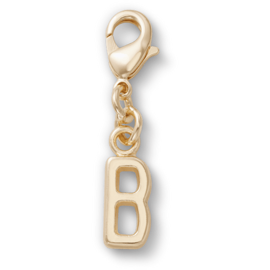Crocs Premium | Gold Letter B Charm Jibbitz™ charms