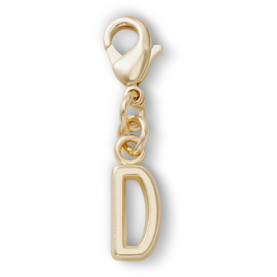 Crocs Signature | Gold Letter D Charm Jibbitz™ charms