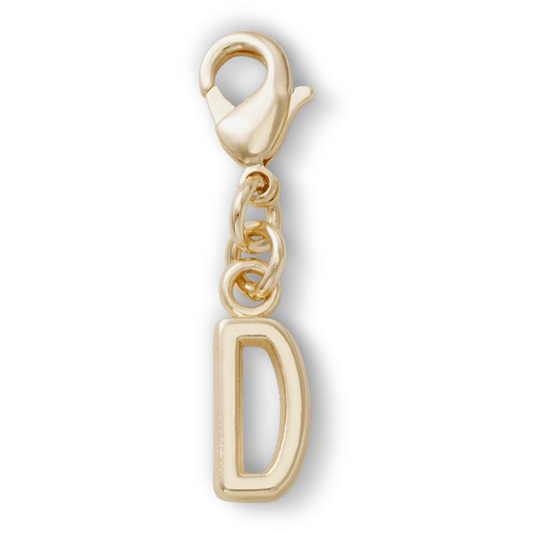 Crocs Signature | Gold Letter D Charm Jibbitz™ charms