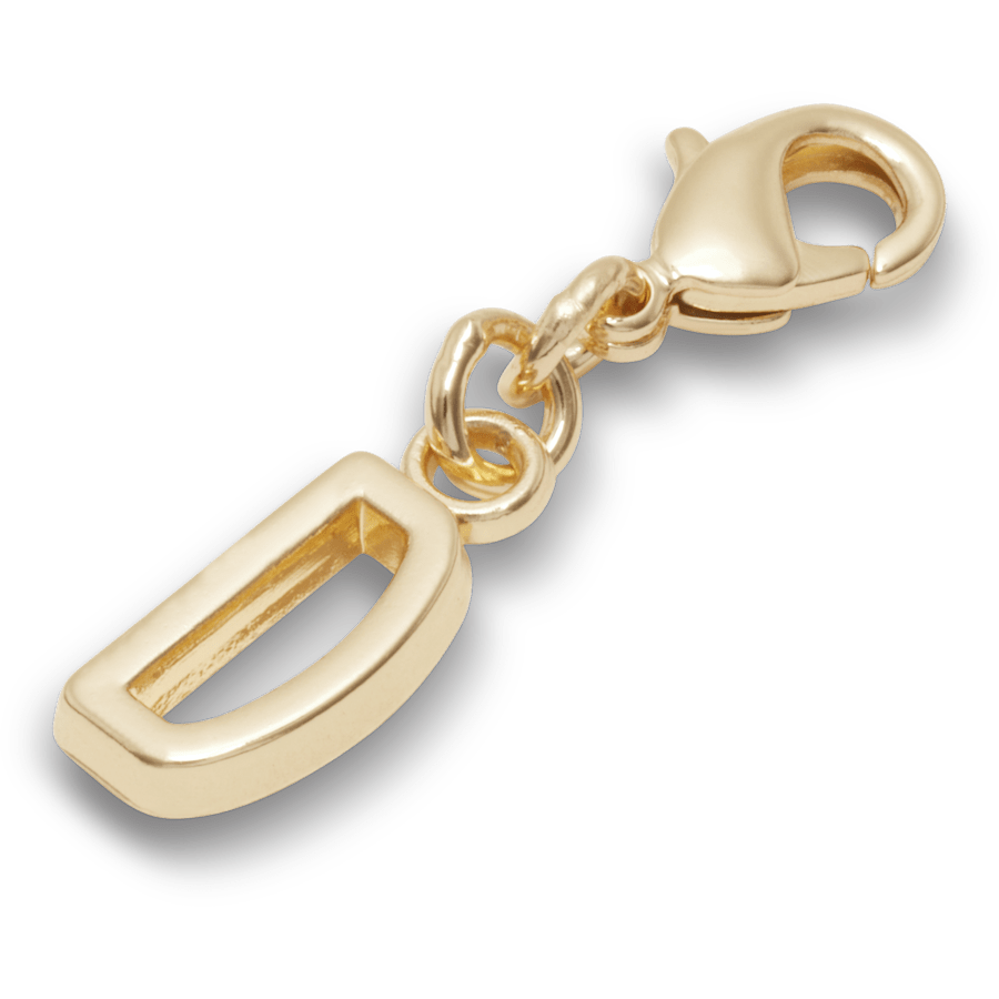 Crocs Signature | Gold Letter D Charm Jibbitz™ charms