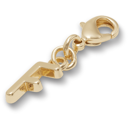 Crocs Recommended | Gold Letter F Charm Jibbitz™ charms