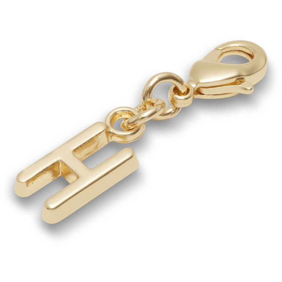 Crocs Great Value | Gold Letter H Charm Jibbitz™ charms
