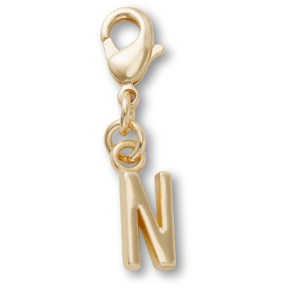 Crocs Quality | Gold Letter N Charm Jibbitz™ charms