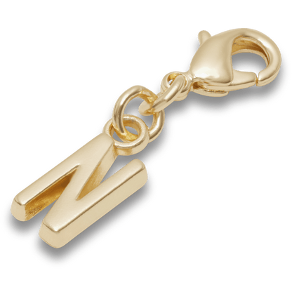 Crocs Quality | Gold Letter N Charm Jibbitz™ charms
