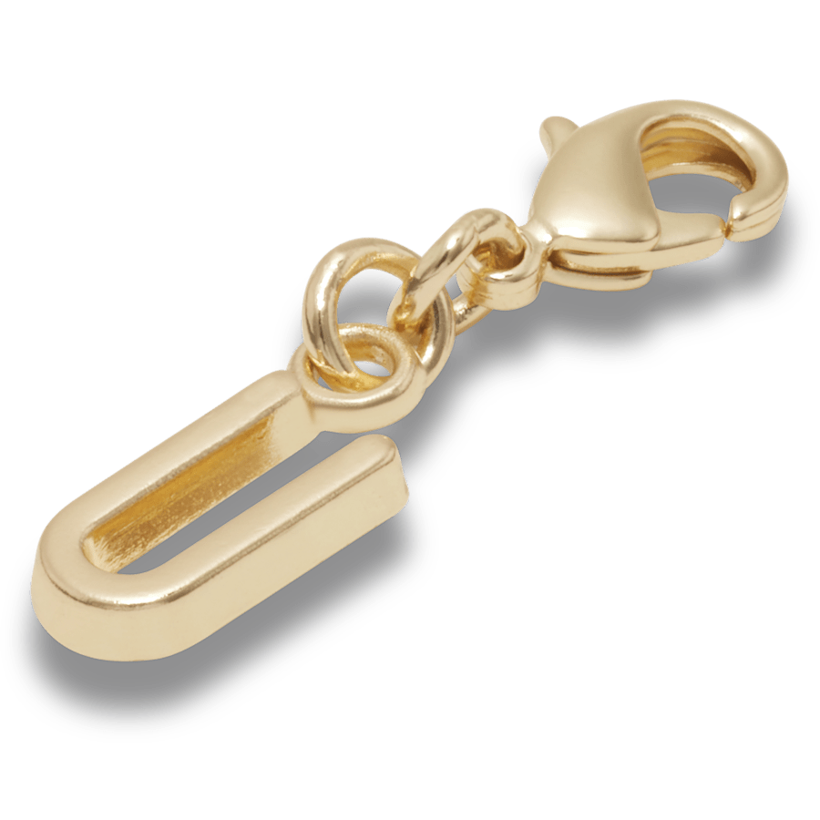 Crocs Smart Buy | Gold Letter U Charm Jibbitz™ charms