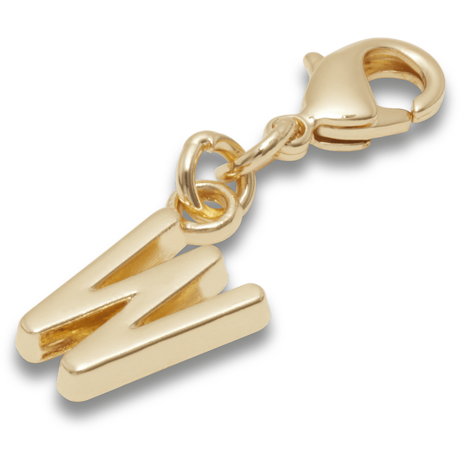 Crocs New | Gold Letter W Charm Jibbitz™ charms