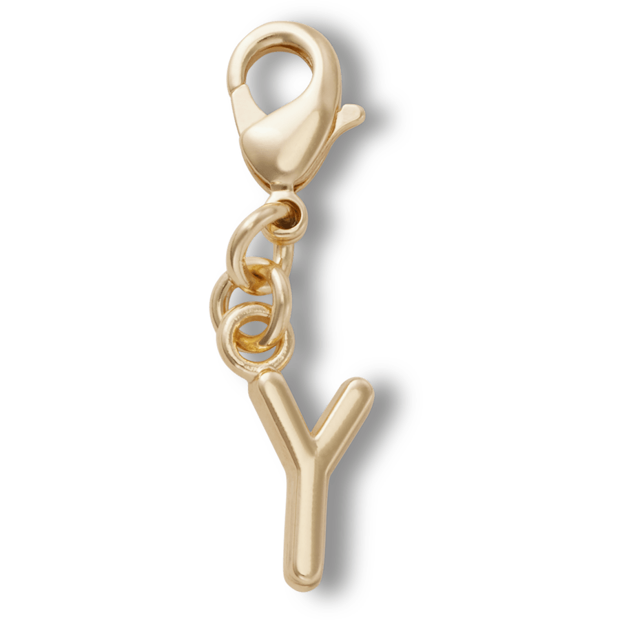 Crocs Classic | Gold Letter Y Charm Jibbitz™ charms