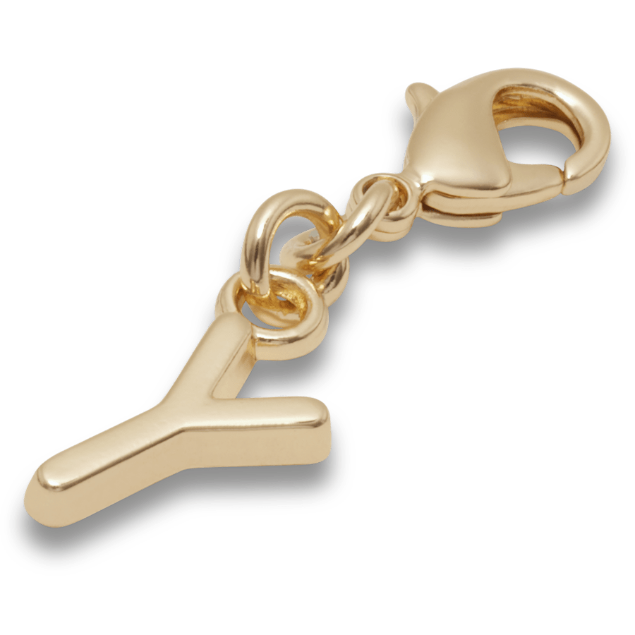Crocs Classic | Gold Letter Y Charm Jibbitz™ charms