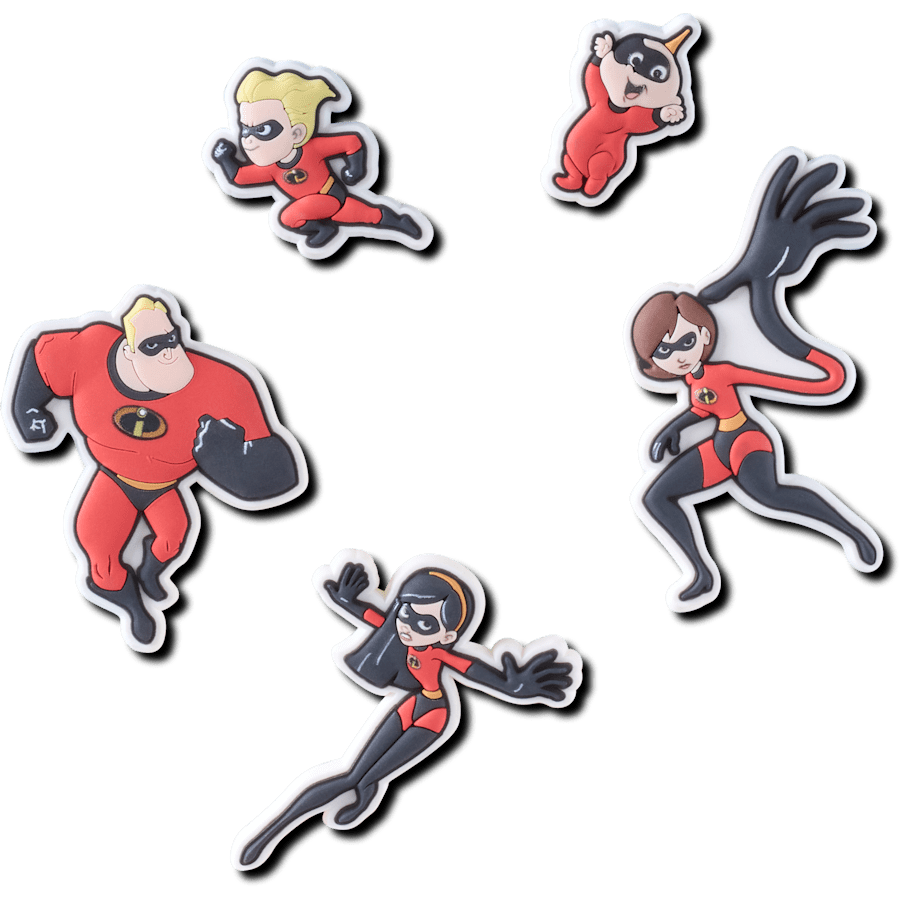 Crocs Customer Favorite | Pixar Incredibles 5 Pack Jibbitz charm