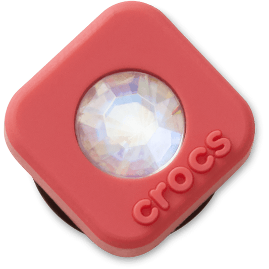 Crocs Essential | Red Square PVC SMT Gem Jibbitz™ charms