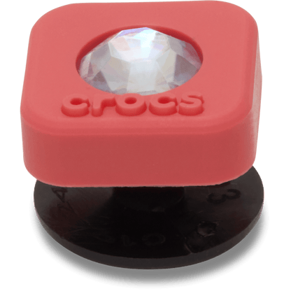 Crocs Essential | Red Square PVC SMT Gem Jibbitz™ charms