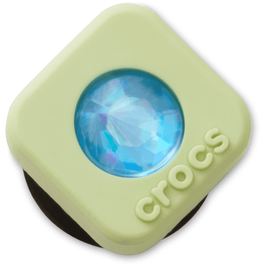 Crocs Recommended | Green PVC Square SMT Gem Jibbitz™ charms