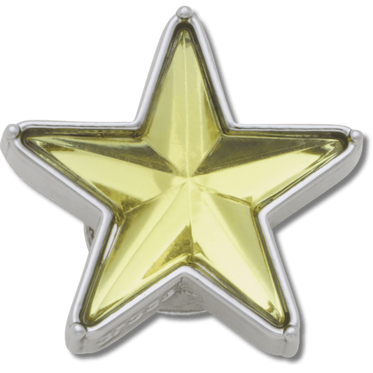 Crocs Smart Buy | Silver and Green SMT Gem Star Jibbitz™ charms