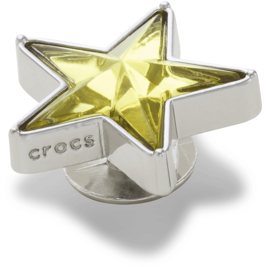 Crocs Smart Buy | Silver and Green SMT Gem Star Jibbitz™ charms