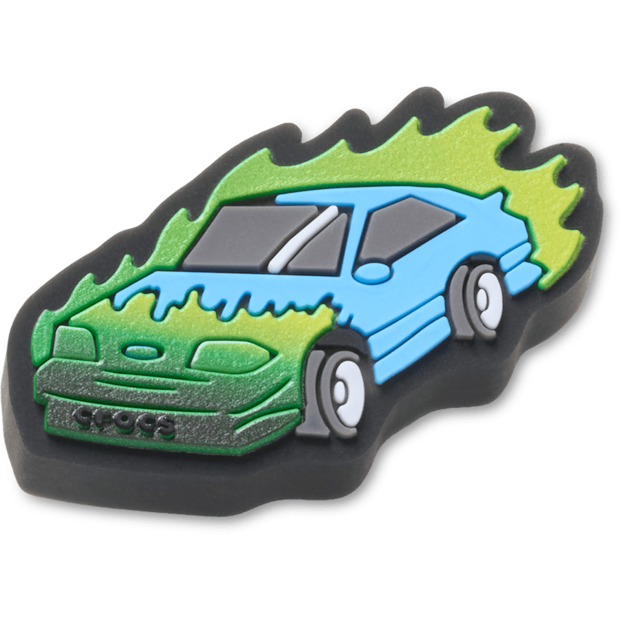 Crocs Classic | Lights Up Fire Race Car Jibbitz™ charms