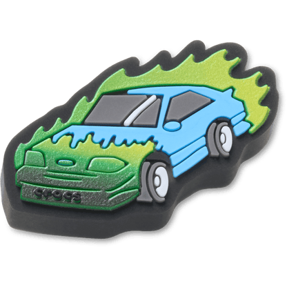 Crocs Classic | Lights Up Fire Race Car Jibbitz™ charms